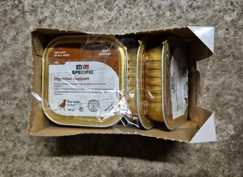 Specific Digestive Support kat 100gr x 5 Geel Brussel Putte, Dieren en Toebehoren, Ophalen of Verzenden, Kat