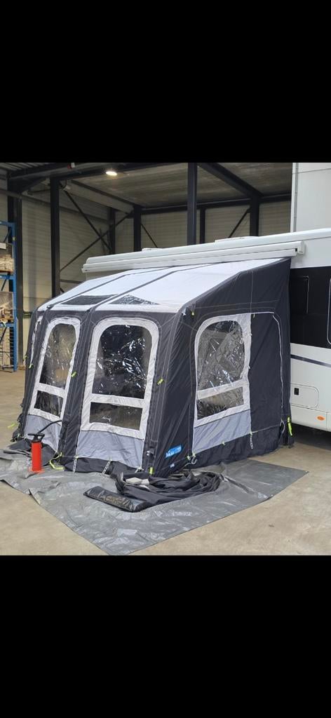 Kampa motor ace air pro 400L camper voortent,5 x gebruikt., Caravans en Kamperen, Voortenten en Luifels, Ophalen of Verzenden