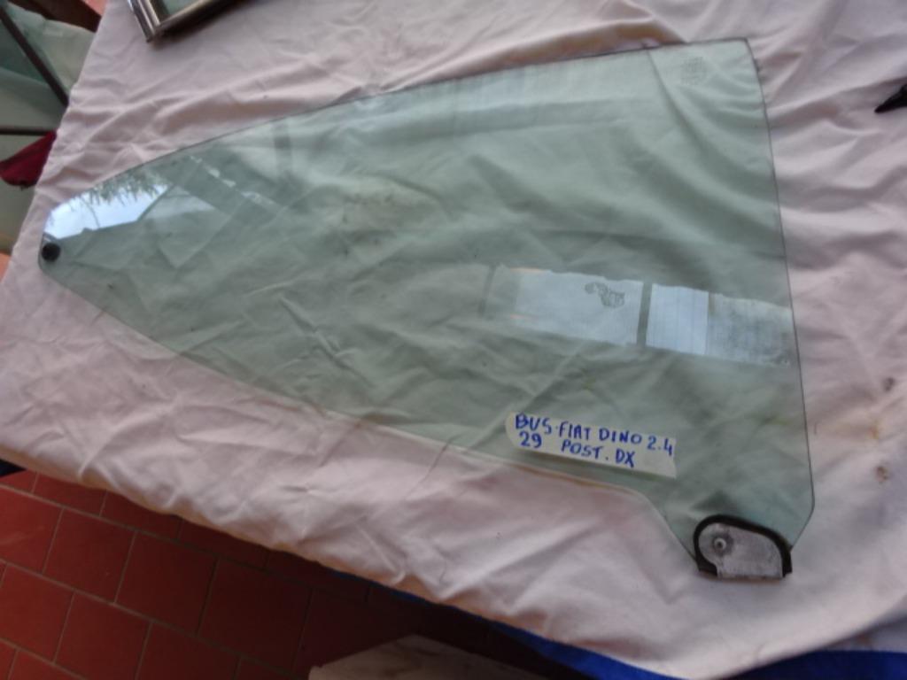 Rechter achterruit voor Fiat Dino 2400 Coupè, Auto-onderdelen, Ruiten en Toebehoren, Fiat, Gebruikt, Ophalen of Verzenden