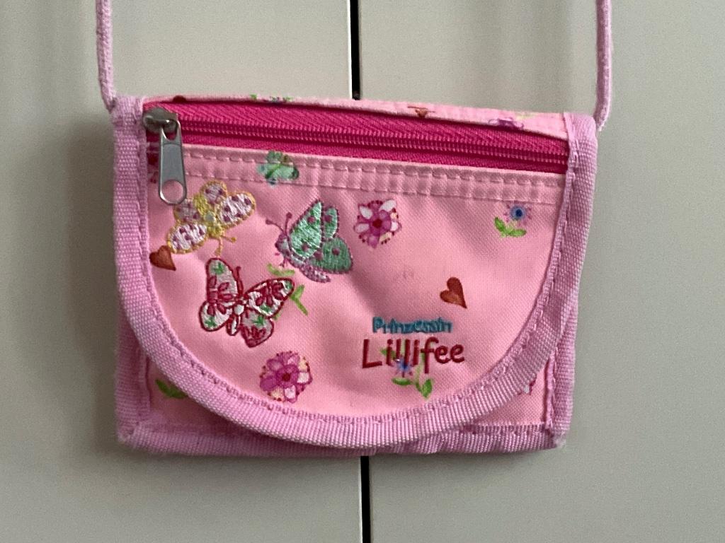 Pochette tour de cou, portefeuille Lillifee, Enlèvement ou Envoi, Utilisé, Rose