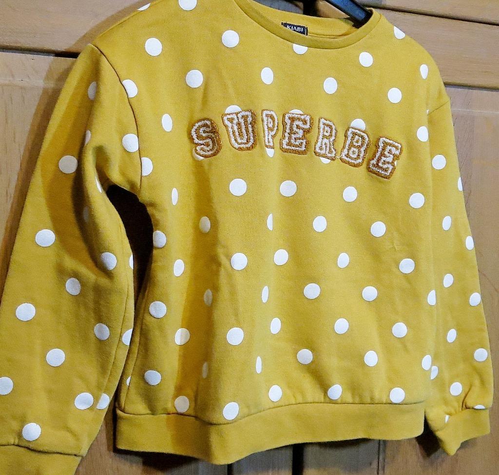 Sweat-shirt moutarde, 8 ans (128),TBE, Enfants & Bébés, Vêtements enfant | Taille 128, Kiabi, Enlèvement ou Envoi, Pull ou Veste
