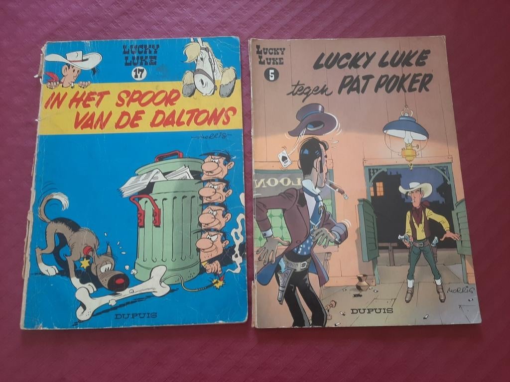 Twee Vintage Lucky Luke albums – Dupuis, jaren '60-'70 📰, Boeken, Stripverhalen, Ophalen of Verzenden, Gelezen