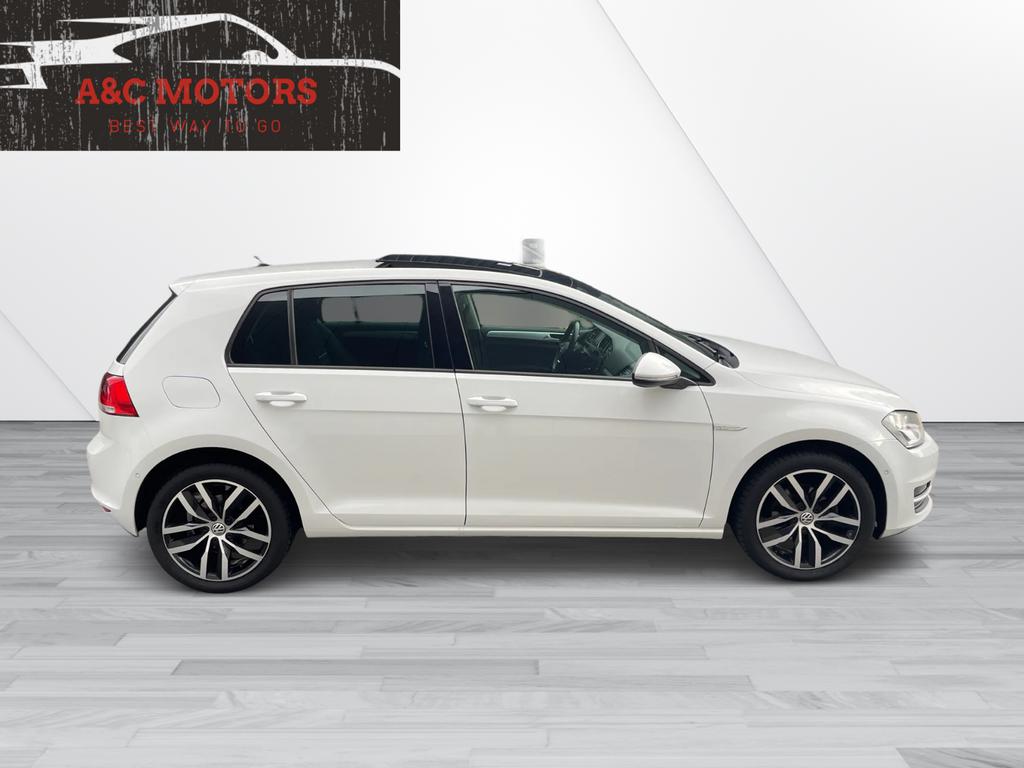 Volkswagen Golf 7 Cup 1.2 tsi, Auto's, Voorwielaandrijving, Stof, Wit, Bedrijf