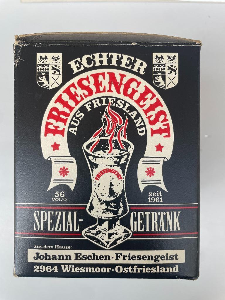 6 druppel borrel likeur glaasjes Friesengeist NIEUW, Antiek en Kunst, Ophalen