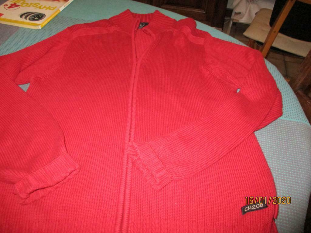 GILET HOMME CLARCK & HILLMAN. TAILLE L., Enlèvement ou Envoi, Porté, Taille 52/54 (L), Rouge