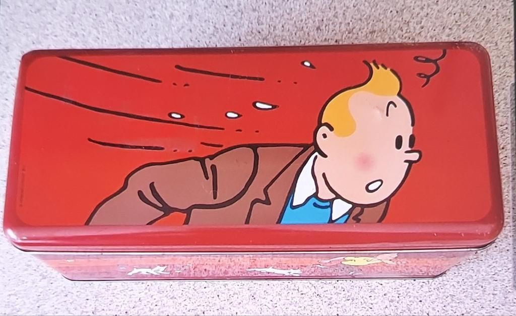 Boîte métal tintin, Collections, Enlèvement ou Envoi, Tintin, Comme neuf