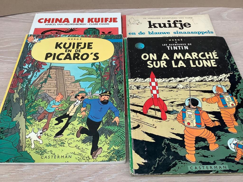 Kuifje, Meerdere stripboeken, Ophalen of Verzenden, Gelezen, Herge