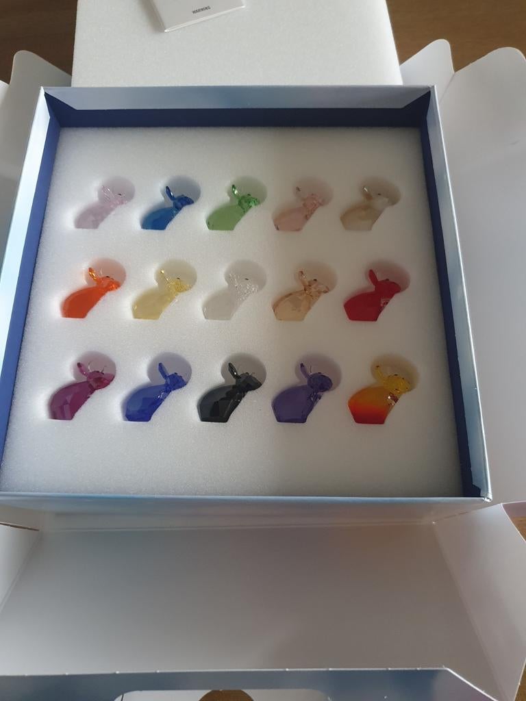 Swarovski Mini Mo set gelimiteerd editie 2015., Verzamelen, Swarovski, Ophalen of Verzenden, Zo goed als nieuw