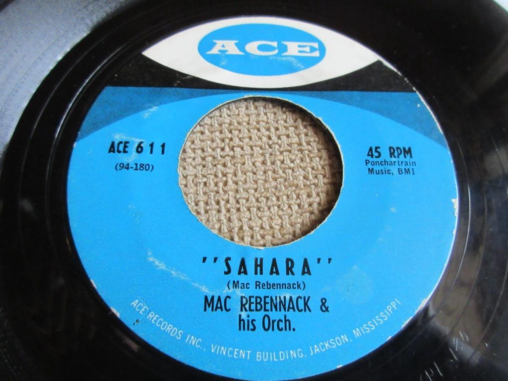 Mac Rebennack - Sahara / Good times Ace 611, Gebruikt, 7 inch, Single, Ophalen of Verzenden