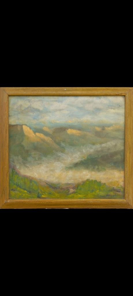 Berg landschap Helena Van Hagendoren, Ophalen of Verzenden