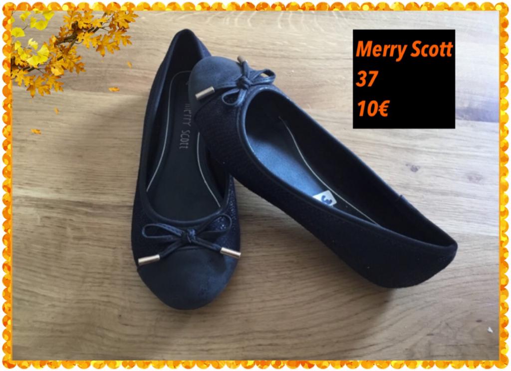 Ballerina’s dames 37.  Merry Scott, Enlèvement ou Envoi, Comme neuf, Merry scott, Ballerines
