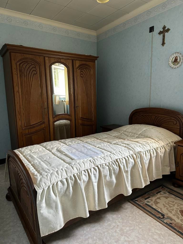 Volledige vintage 1 persoons slaapkamer, Huis en Inrichting, Ophalen, Zo goed als nieuw, Eenpersoons