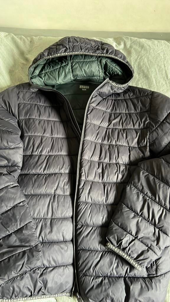 Grijze midseason jas JBC - maat 164, Kleding | Heren, Ophalen, Zo goed als nieuw