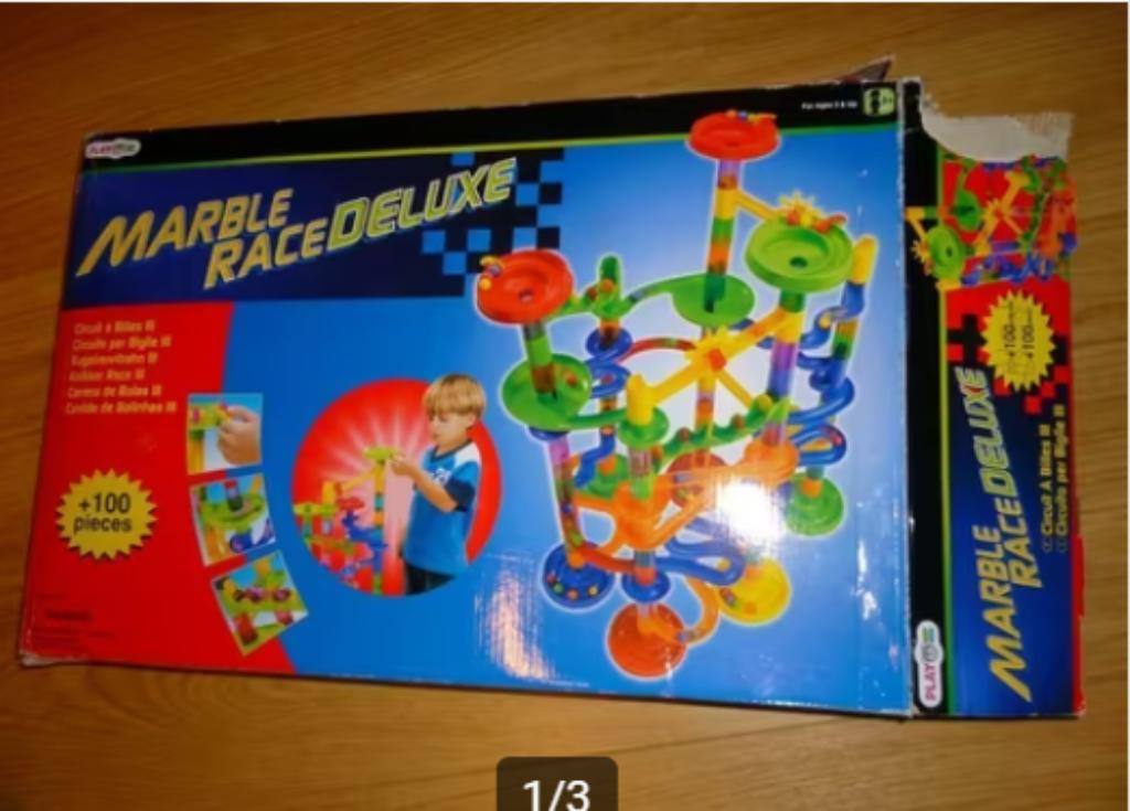 knikker racebaan, Kinderen en Baby's, Speelgoed | Overig, Ophalen of Verzenden, Gebruikt