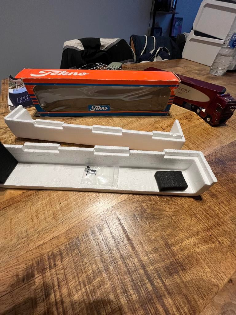 Tekno DAF 95XF PM transport, Ophalen of Verzenden, Zo goed als nieuw, Bus of Vrachtwagen, Tekno