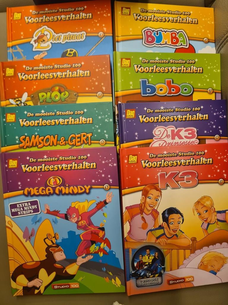 Voorleesverhalen van studio 100., Ophalen