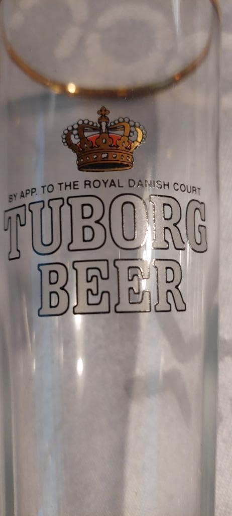 glazen van tuborg / calsberg  /vedet, Enlèvement, Neuf, Verre à bière