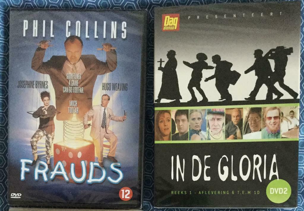 dvd Frauds van Phil Collins of dvd In de Gloria (ongeopend), Cd's en Dvd's, Dvd's | Tv en Series, Ophalen of Verzenden, Nieuw in verpakking