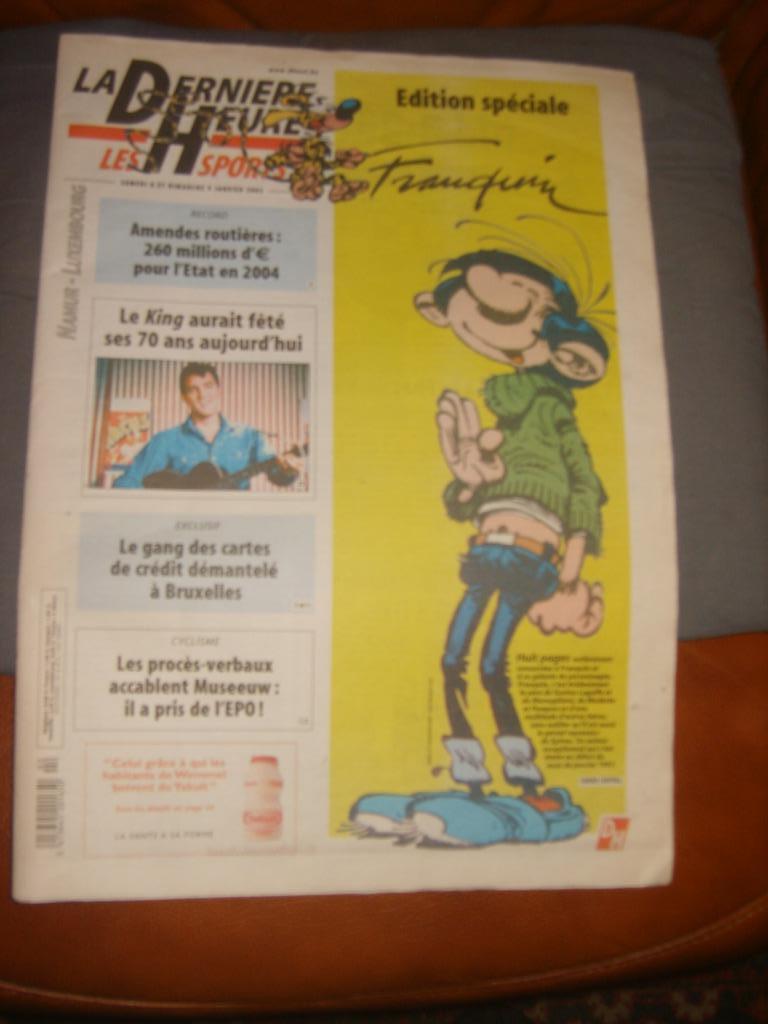 Journal " la dernière heure" ( Edition spéciale), Collections, Enlèvement ou Envoi, 1980 à nos jours, Journal