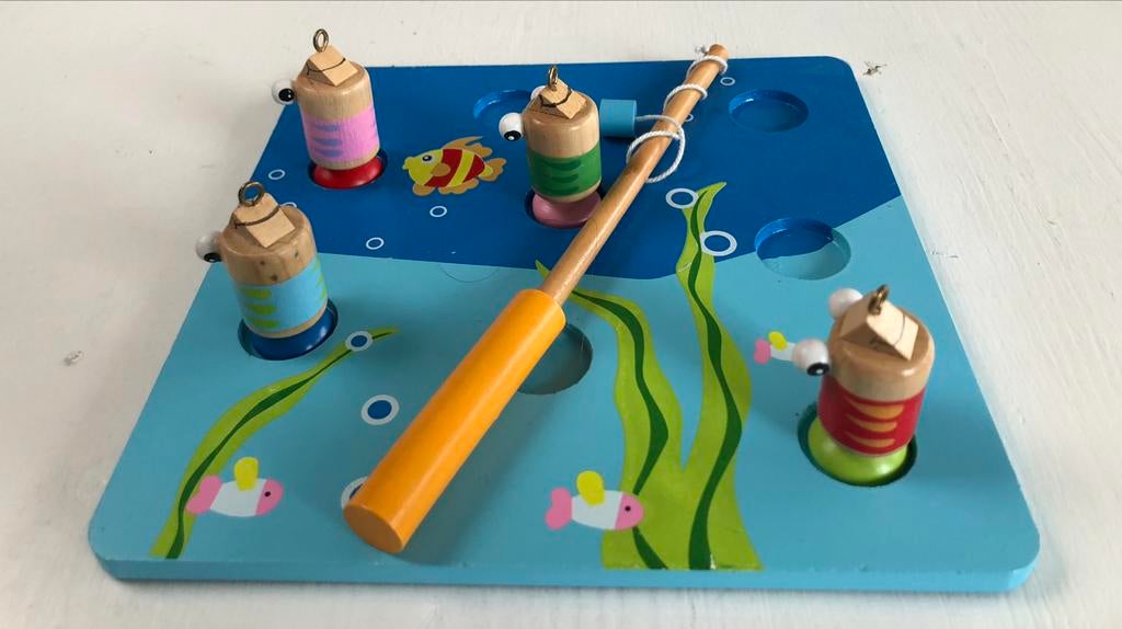 nouveau jouet en bois, canne à pêche et poisson, Enlèvement ou Envoi, Neuf, Autres types