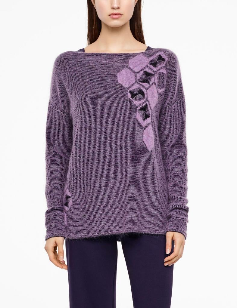 Sarah Pacini mohair trui nieuw met tag, Kleding | Dames, Truien en Vesten, Nieuw, Paars, Ophalen of Verzenden