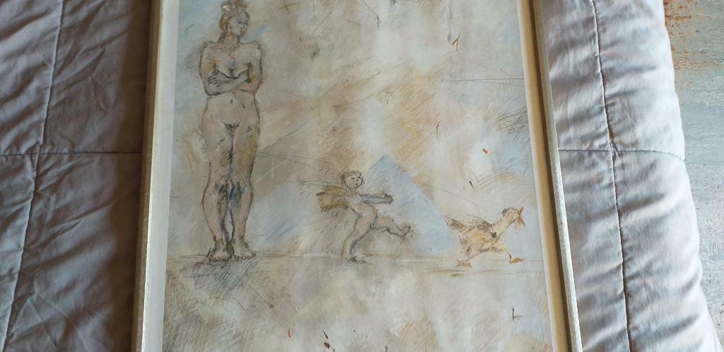 Reproduction Venus du capitole de Lillan Kullgren, Antiquités & Art, Art | Peinture | Classique, Enlèvement