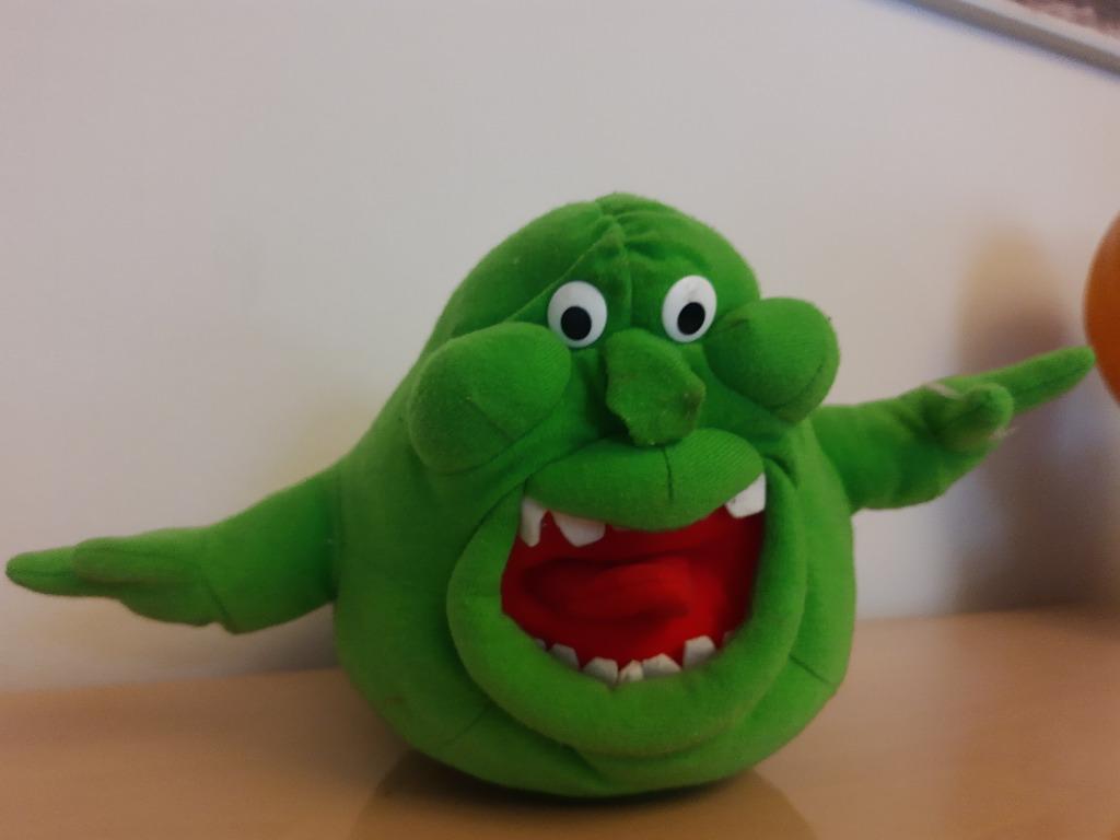 Vintage Ghostbusters "Slimer" Knuffel (40cm), Ophalen of Verzenden, Gebruikt, Film, Overige typen
