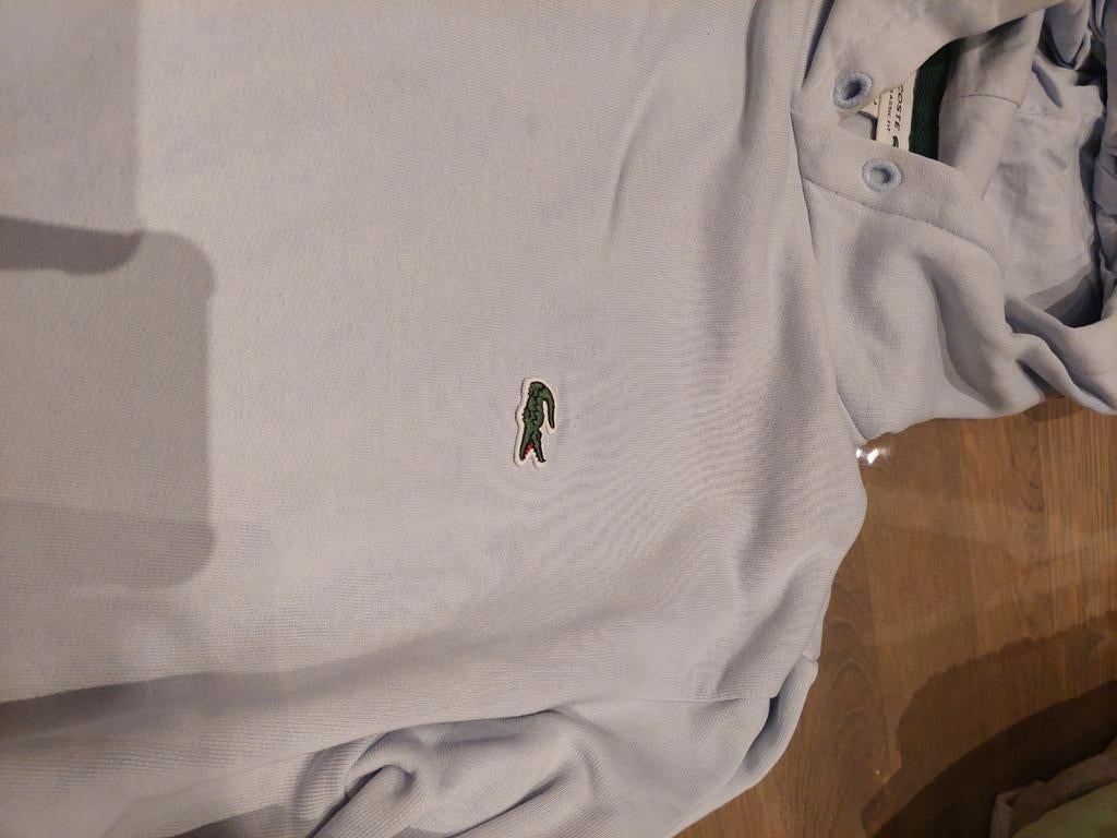 Lacoste trui lichtblauw small, Ophalen
