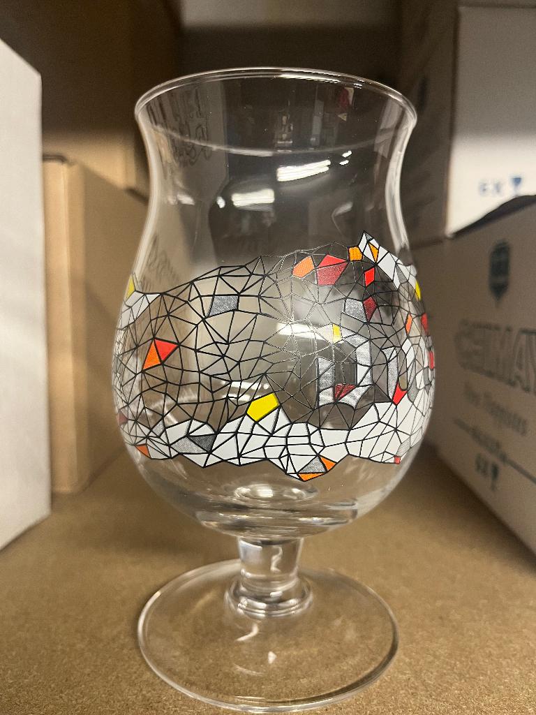 Duvel glas philippe Debongnie, Ophalen, Nieuw, Duvel