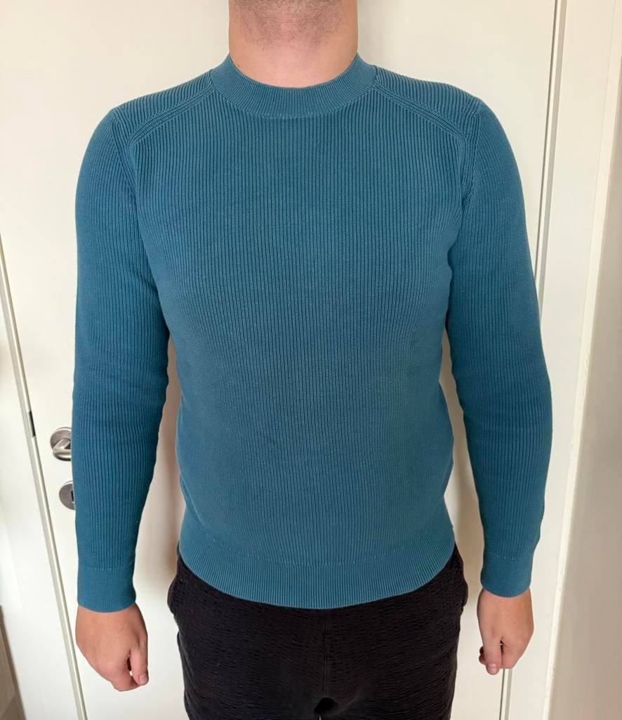 Pull COS bleu pétrole taille XS, Enlèvement ou Envoi, COS, Comme neuf, Bleu