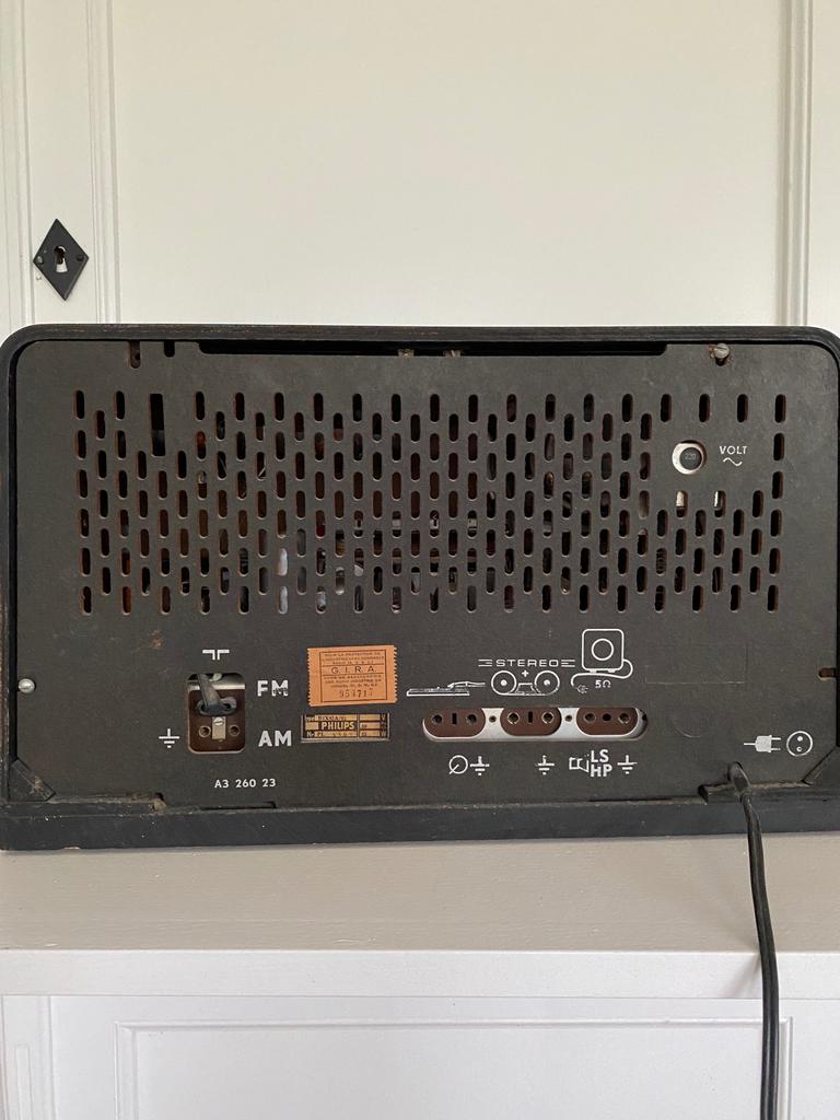 radio vintage Philips, Enlèvement