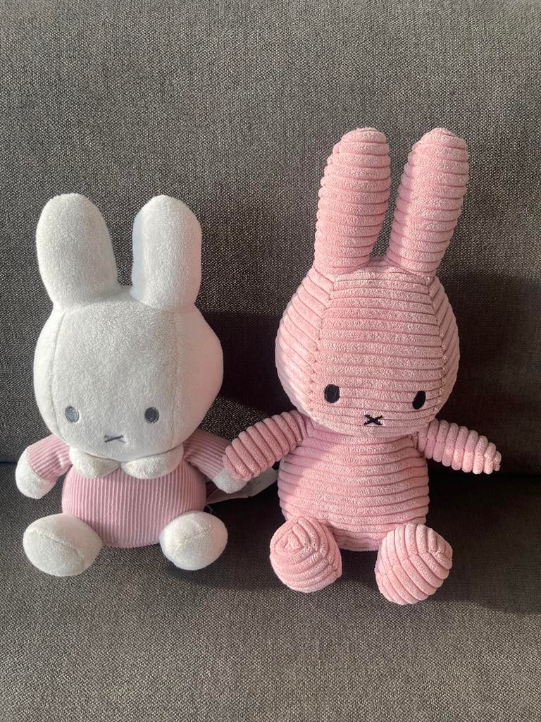 2 câlins Miffy/Miffy en très bon état, Enlèvement ou Envoi, Comme neuf