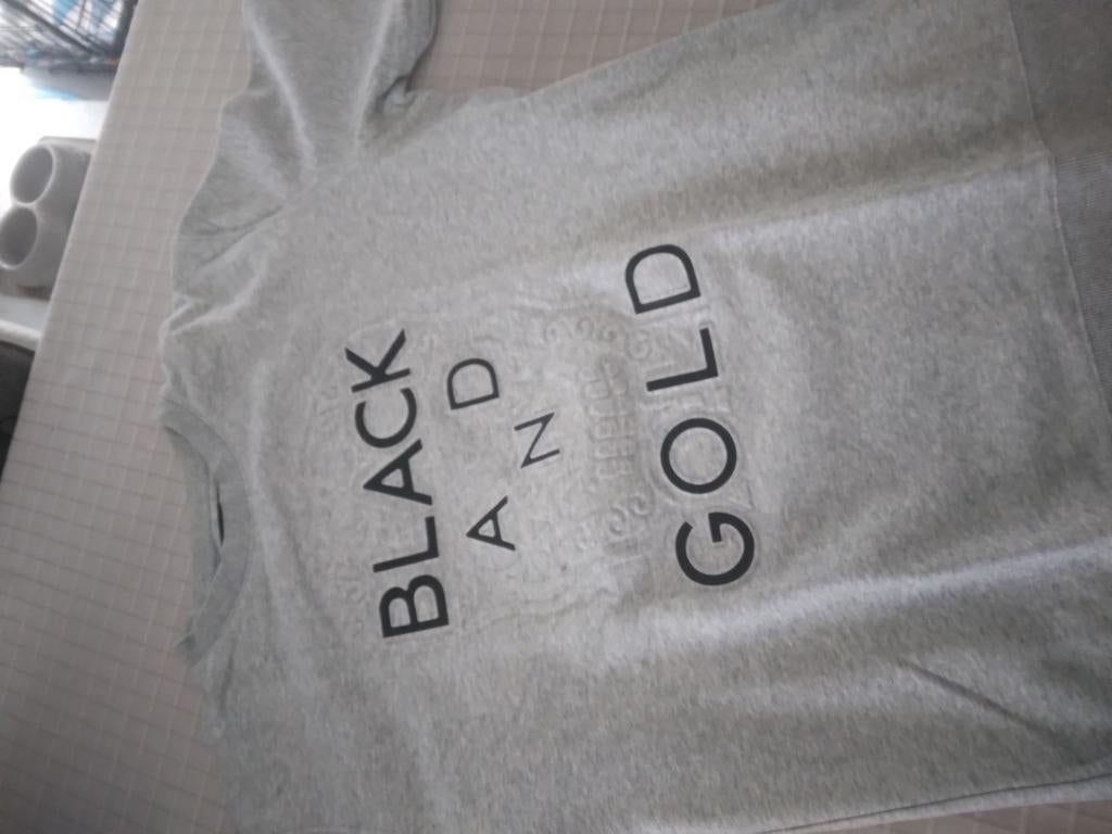 Pull noir et doré, Enlèvement ou Envoi, Comme neuf, Taille 56/58 (XL)