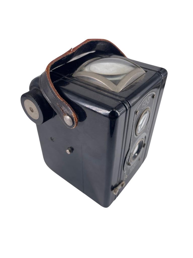 Appareil Photo Vintage : Camera Ising Pucky Bakélite, Enlèvement ou Envoi, 1940 à 1960, Appareils photo
