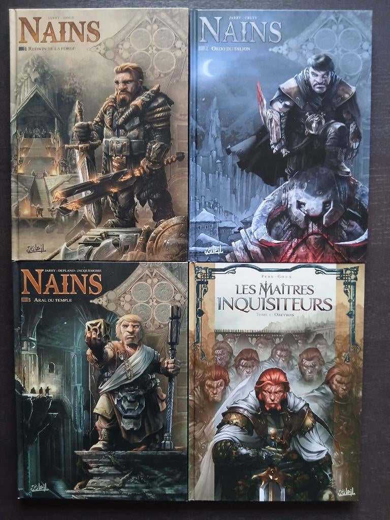BD NAINS (3 PREMIERS TOMES), Enlèvement ou Envoi, Série complète ou Série, Utilisé, Divers auteurs