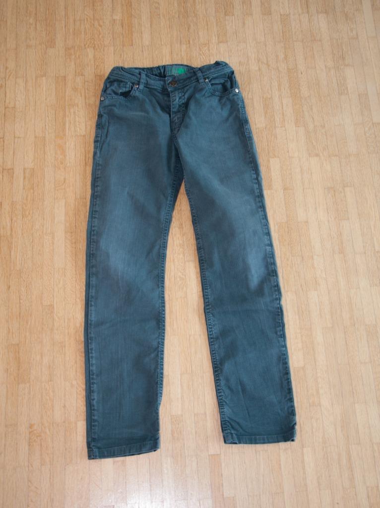 petrol kleurige lange broek - maat 140, Ophalen of Verzenden, Zo goed als nieuw, Jongen, Broek