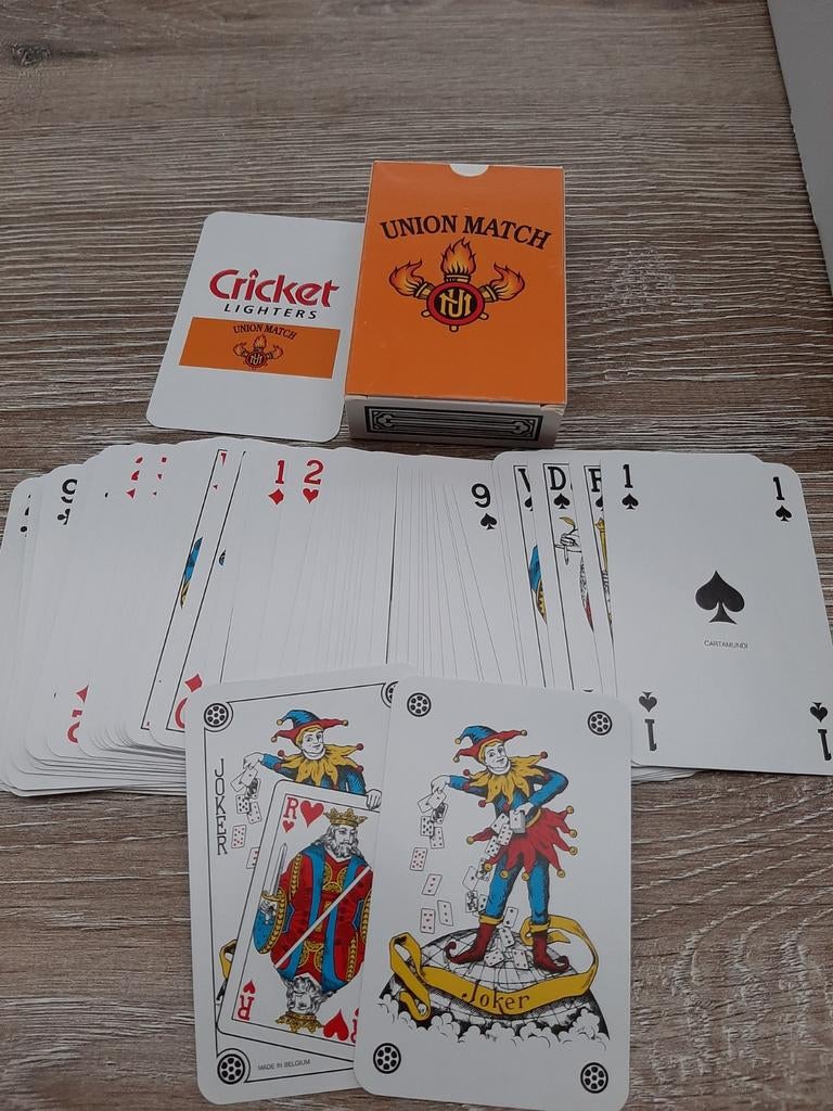 Uniek match speelkaarten set., Verzamelen, Ophalen of Verzenden, Zo goed als nieuw, Speelkaart(en)