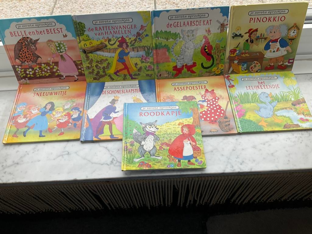 9 sprookjesboeken, Livres, Contes & Fables, Comme neuf, Enlèvement ou Envoi