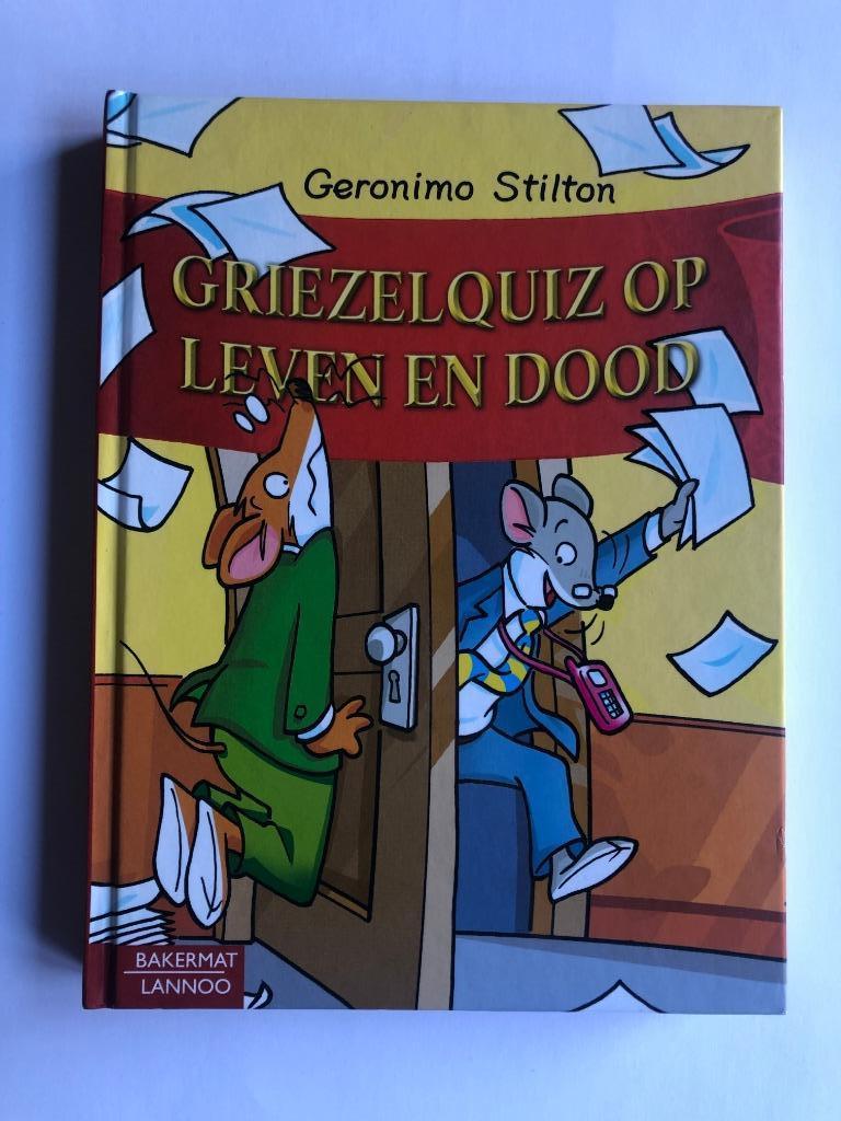 Geronimo Stilton (25): Quiz d'horreur sur la vie et la mort, Livres, Fiction général, Comme neuf, Geronimo Stilton, Enlèvement ou Envoi