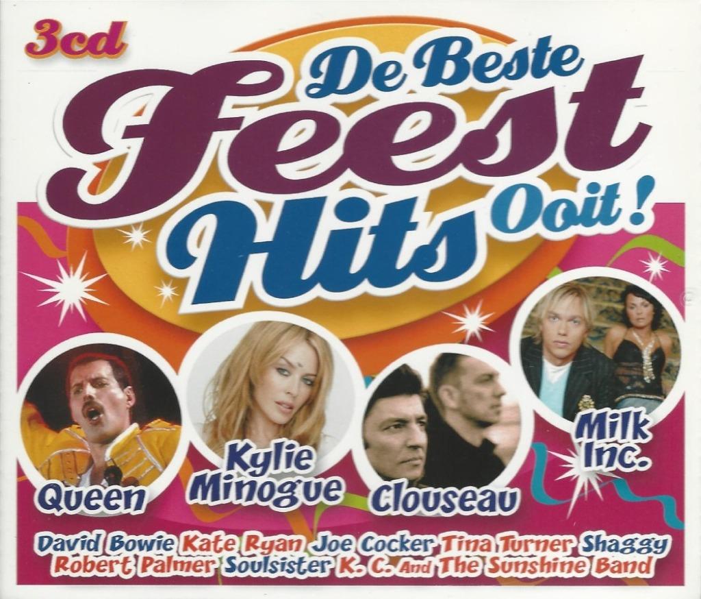 3CD-BOX * DE BESTE FEEST HITS OOIT, Enlèvement ou Envoi, Comme neuf