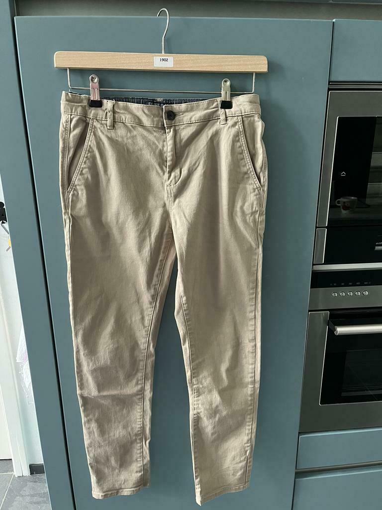Broek H&M chino maat 164, Kinderen en Baby's, Kinderkleding | Maat 164, Broek, Gebruikt, H&M, Ophalen of Verzenden