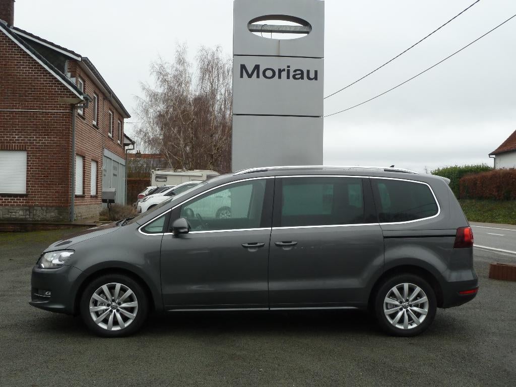 VW Touran FULL 7 places, Autos, Cuir, Argent ou Gris, Entreprise, 5 portes