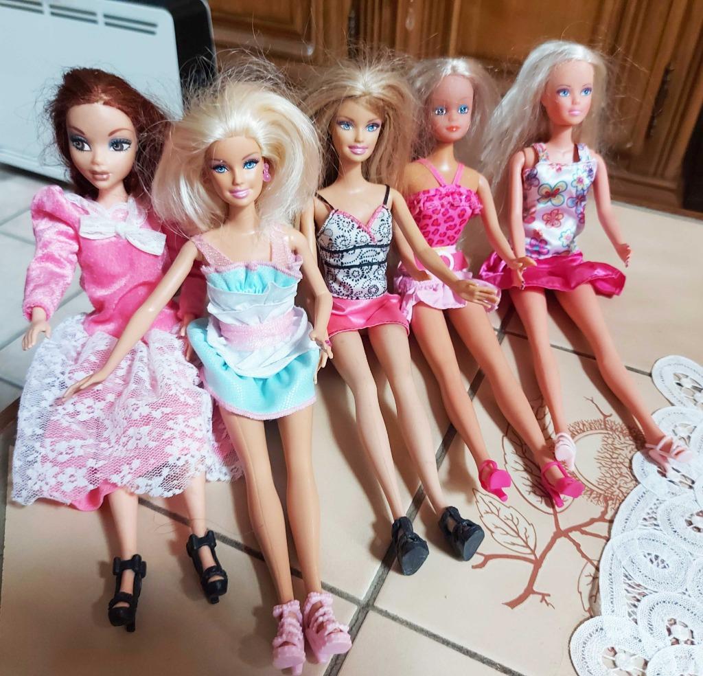 5 Barbie, Ophalen of Verzenden, Gebruikt, Barbie