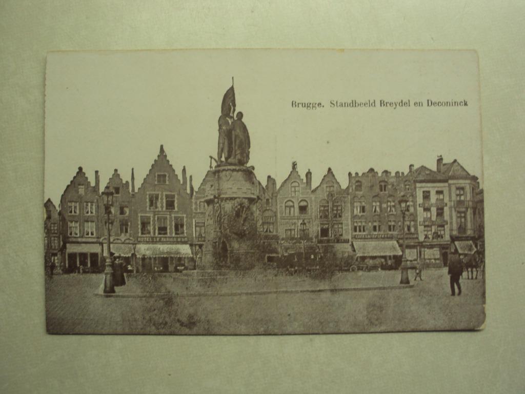53049 -BRUGGE -STANDBEELD BREYDEL EN DECONINCK -ZIE 2 FOTO'S, Verzenden