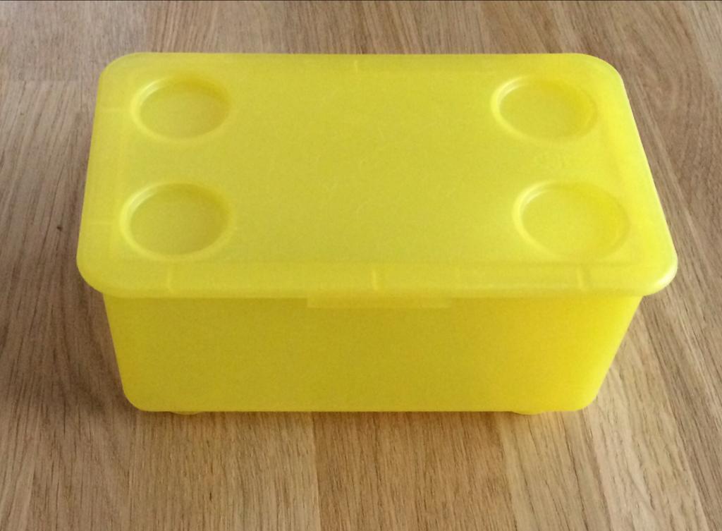 Boîte en plastique IKEA avec couvercle, Enfants & Bébés, Enlèvement ou Envoi, Utilisé