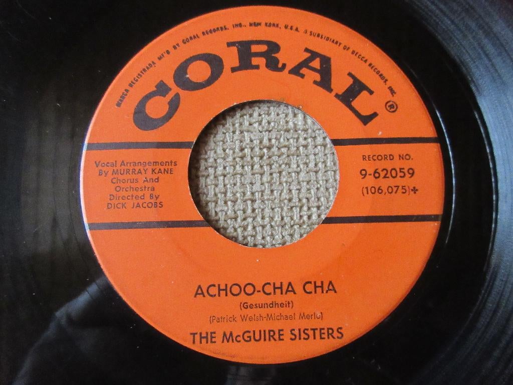 The McGuire Sisters — Achoo Cha Cha/Mag je altijd, Ophalen of Verzenden, Gebruikt, R&B en Soul