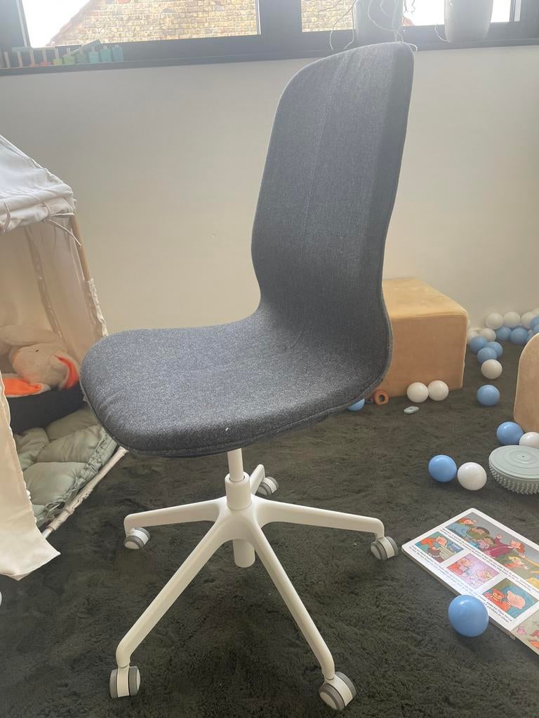 Bureaustoel Langfjall Ikea, Enlèvement, Comme neuf, Blanc, Chaise de bureau