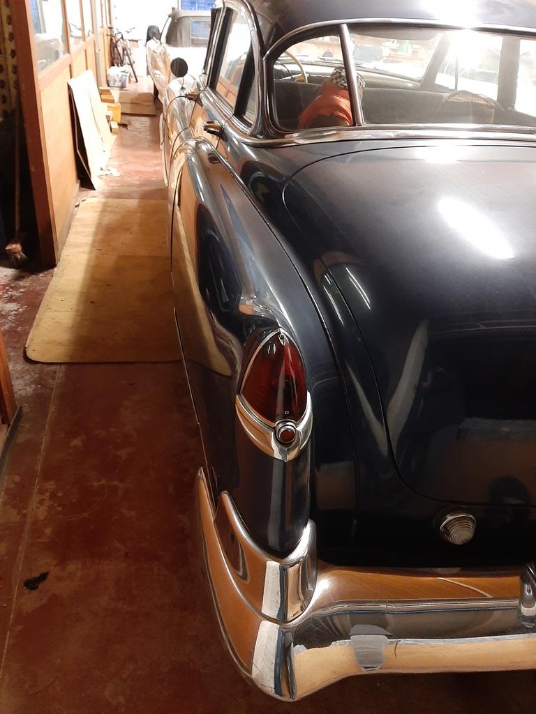 Cadillac 1950 sedan, Auto's, Automaat, Stof, 5000 cc, Blauw