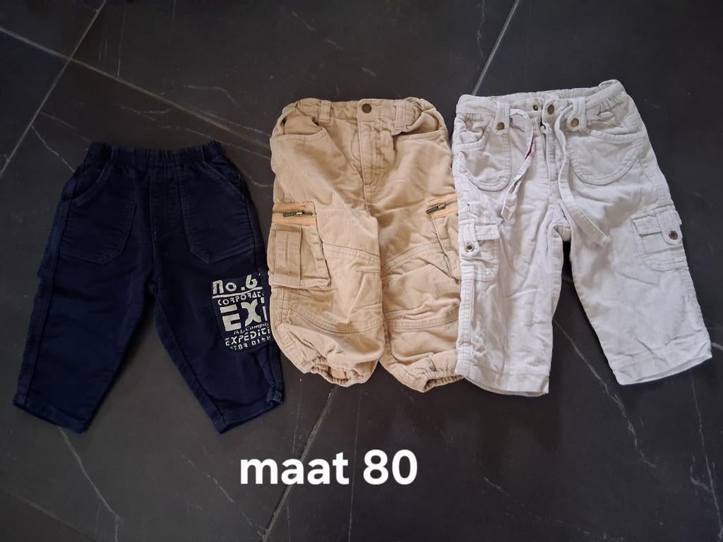 Broeken jongens maat 80. 1 euro stuk., Kinderen en Baby's, Babykleding | Maat 80, Ophalen of Verzenden, Gebruikt