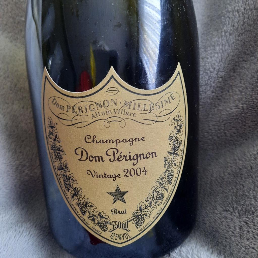 LEGE FLES DOM PERIGNON 2004 + KURK + CAPSULE, Verzamelen, Ophalen of Verzenden, Frankrijk, Champagne